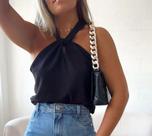 Blusa feminina preta tamanho pequeno