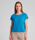Blusa Feminina Recorte Na Costa Infinita Cor Azul