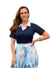 Blusa Feminina Ribana Social Estilo Camisa Look Elegante e Modesto