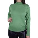 Blusa Feminina Seiki Tricot Gola Alta Verde - 830407