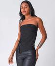 Blusa Feminina sem alça Brilho Lurex Marisa-75040