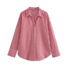 Blusa Feminina Solta em Popeline - Manga Comprida, com Botões - Tamanho Grande Blusa Feminina Solta em Popeline - Manga Comprida, com Botões - Tamanho Grande