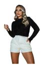 Blusa Feminina Suéter Gola Alta Cacharrel