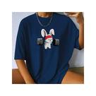 Blusa Feminina T-Shirt Camiseta Manga Curta Malha Premium Casual Tendencia Despojada