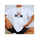 Blusa Feminina T-Shirt Camiseta Manga Curta Malha Premium Casual Tendencia Despojada