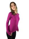 Blusa Feminina Térmica Peluciada Segunda Pele Manga Longa Peluciada Inverno