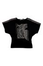 Blusa Feminina Tradicional Manga Curta Raglan Dourado Miravest Blusa Feminina Tradicional Manga Curta Raglan Dourado Miravest
