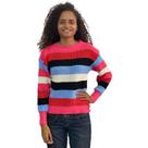 Blusa Feminina Tricô Tricot Listrada Colorida Moda Invern479 Blusa Feminina Tricô Tricot Listrada Colorida Moda Invern479