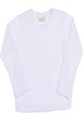 Blusa Feminina Tricot Infantil Branca Vrasalon