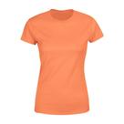 Blusa Feminina Tshirt Camiseta Baby Look Gola Redonda Básica Premium Laranja