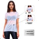 Blusa Feminina Tule Academia Blusinha Verão Moda Fitness Transparente
