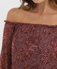 Blusa Feminina Tule Ciganinha Paisley Marisa Roxo-36037