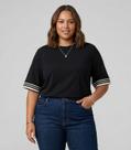 Blusa Feminina Viscose Plus Size Secret Glam Preto