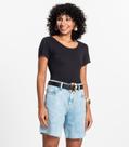 Blusa Feminina Viscotorcion Básica Rovitex Preto
