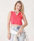 Blusa Feminino Cropped Polo Canelado Marisa-25113