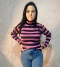 Blusa Feminino Gola Alta Ana Maria Blusa Feminino Gola Alta Ana Maria