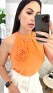 Blusa - Flor removível Blusa - Flor removível