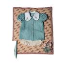 Blusa Floral Para Meninas De 1 a 6 Anos Com Estampa Completa De Lírios Aquáticos, Camisa De Manga