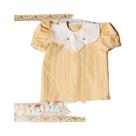 Blusa Floral Para Meninas De 1 a 6 Anos Com Estampa Completa De Lírios Aquáticos, Camisa De Manga