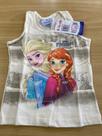 Blusa Frozen Infantil Menina Elsa e Ana em Cotton Regata - Brandili