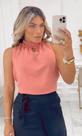 Blusa gola alta