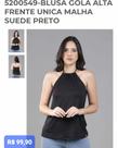 Blusa Gola Alta Frente Un