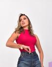 Blusa gola alta