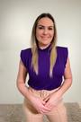Blusa gola alta