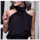Blusa Gola de Amarrar - Estilo Casual e Elegante