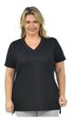 Blusa Gola V Longa Mullet Plus Size Feminino Tapa Bubum
