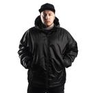 Blusa Grande Impermeável Corta Vento Preto Plus Size Liso