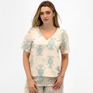 Blusa Hering Estampada Manga Curta Feminina