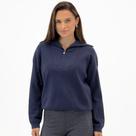 Blusa Hering Tricot Oversized Gola Alta com Zíper Feminina Blusa Hering Tricot Oversized Gola Alta com Zíper Feminina