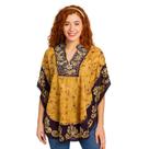 Blusa Indiana Plus Size Dourada