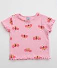 Blusa Infantil Canelada Borboletas Marisa Tam 1 a 3 Ro-92035