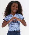 Blusa Infantil Canelada Corações Marisa Tam 4 a 10 Azu-37065 Blusa Infantil Canelada Corações Marisa Tam 4 a 10 Azu-37065