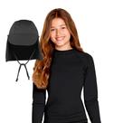 Blusa Infantil com Boné Proteção Solar UV 50 Kit Praia Piscina Verao Sol Calor Férias