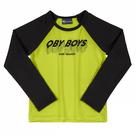Blusa Infantil com Proteção UV Menino Praia e Piscina Verde Boys Quimby Blusa Infantil com Proteção UV Menino Praia e Piscina Verde Boys Quimby