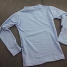 Blusa Infantil de Manga Comprida Unissex Cor:Azul BebêTamanho:1-2 anos