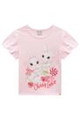 Blusa Infantil em Cotton Coelhas Cherry Love Princess by Infanti