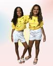 Blusa infantil feminina cerejinhas