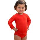 Blusa infantil feminina com calcinha proteção uv 50 ouseuse