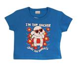 Blusa Infantil Feminina em Malha Fakini