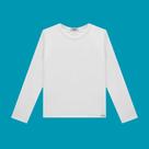 Blusa Infantil Feminina em Malha Térmica Off White - Kukiê