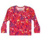 Blusa Infantil Feminina Manga Longa Rosa Flores - Elian Blusa Infantil Feminina Manga Longa Rosa Flores - Elian