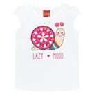 Blusa Infantil Feminino em Meia Malha Caracol Kyly