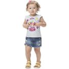 Blusa Infantil Feminino em Meia Malha Kyly