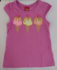 Blusa Infantil Feminino, Manga Curta Kyly