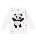 Blusa Infantil Feminino Manga Longa Rovitex Kids Branco Blusa Infantil Feminino Manga Longa Rovitex Kids Branco