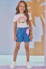 Blusa Infantil Juvenil Menina Arco Iris Verão Kukiê Blusa Infantil Juvenil Menina Arco Iris Verão Kukiê